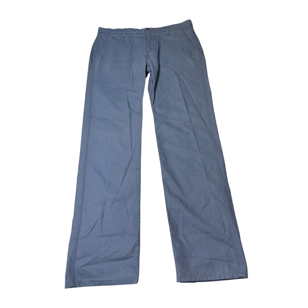 Edgevale North Coast Pants Mens‎ W38 L36 Blue Gray Cotton Canvas Made USA Chino